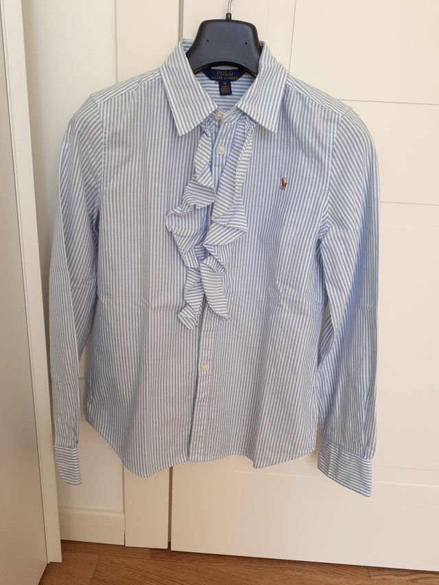 Camisa POLO RALPH LAUREN a rayas con volan