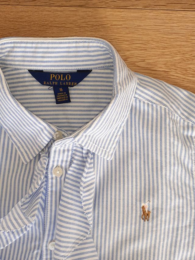 Camisa POLO RALPH LAUREN a rayas con volan