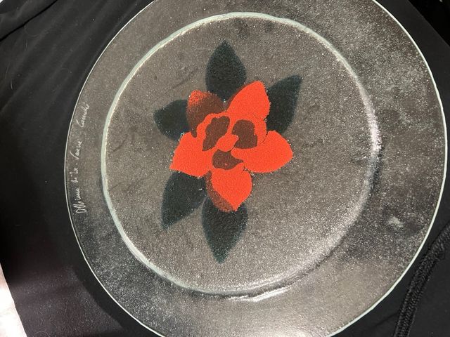 piatto di vetro veneziano