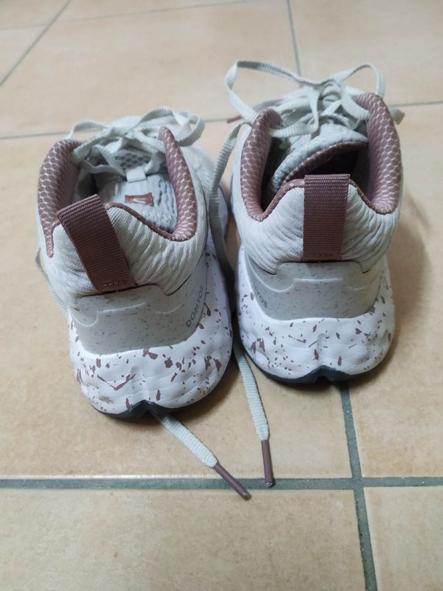 Sapatilhas rosa/branco 36 domyos