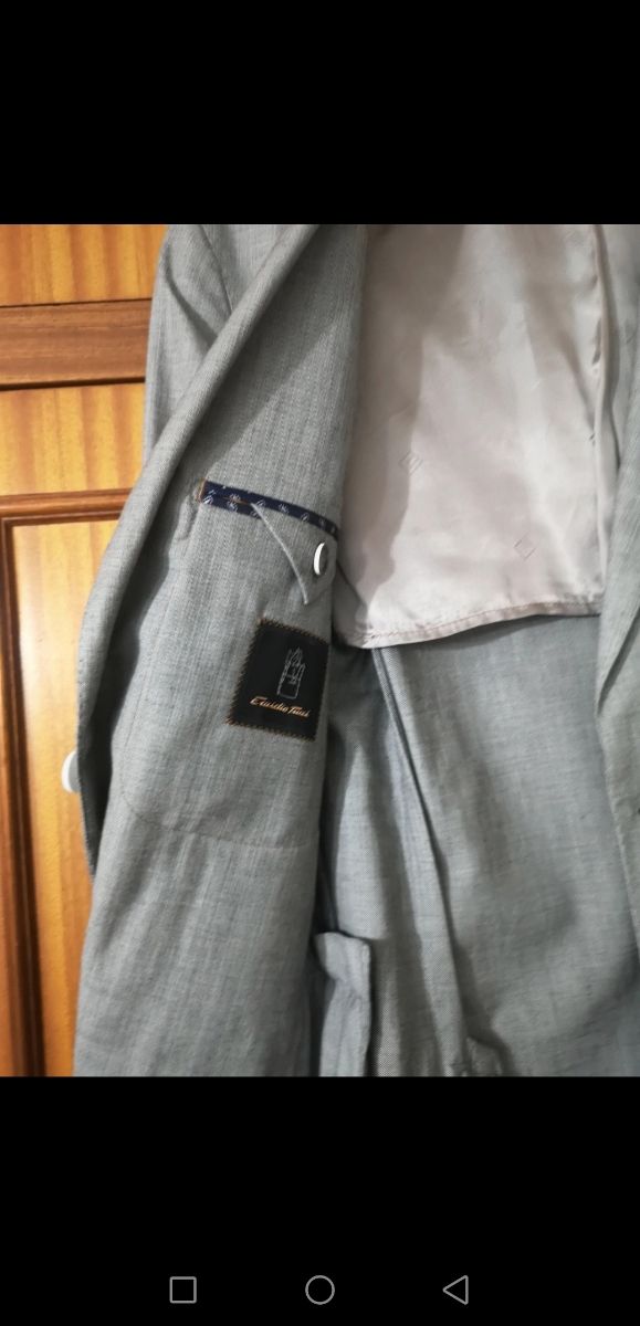 Chaqueta Emidio tucci,gris t-46