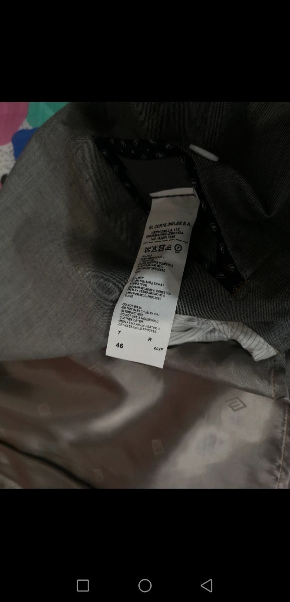 Chaqueta Emidio tucci,gris t-46