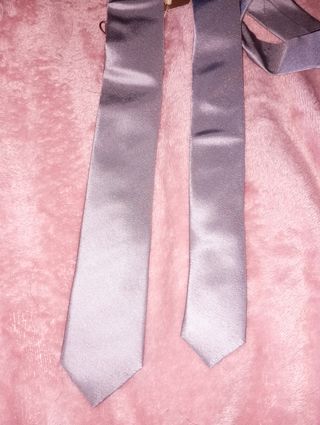 Cravatta Conbipel grigia in seta
