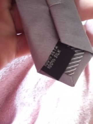 Cravatta Conbipel grigia in seta