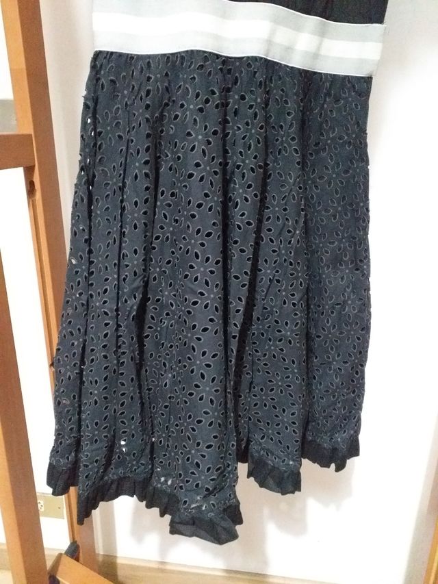 Alexander mcqueen vestido negro 