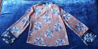 Camisa blusa estilo japonés Zara talla XS