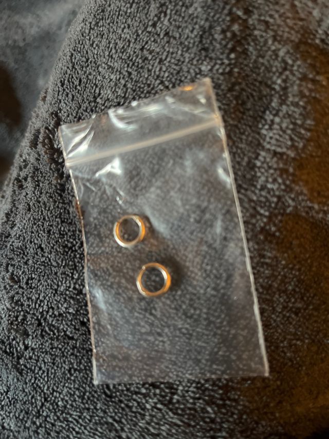 Par de aros pircing o pendientes