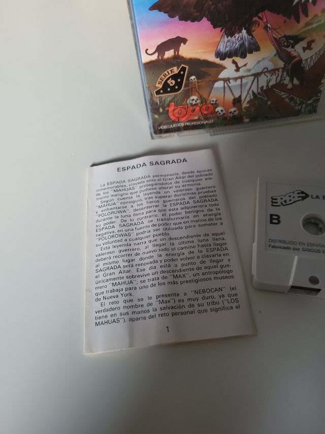 Juego Spectrum La espada sagrada
