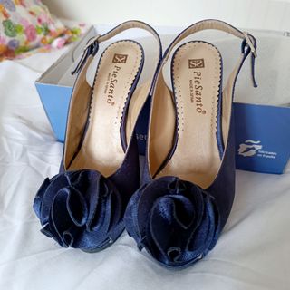 Zapatos raso azul PieSano. 35.