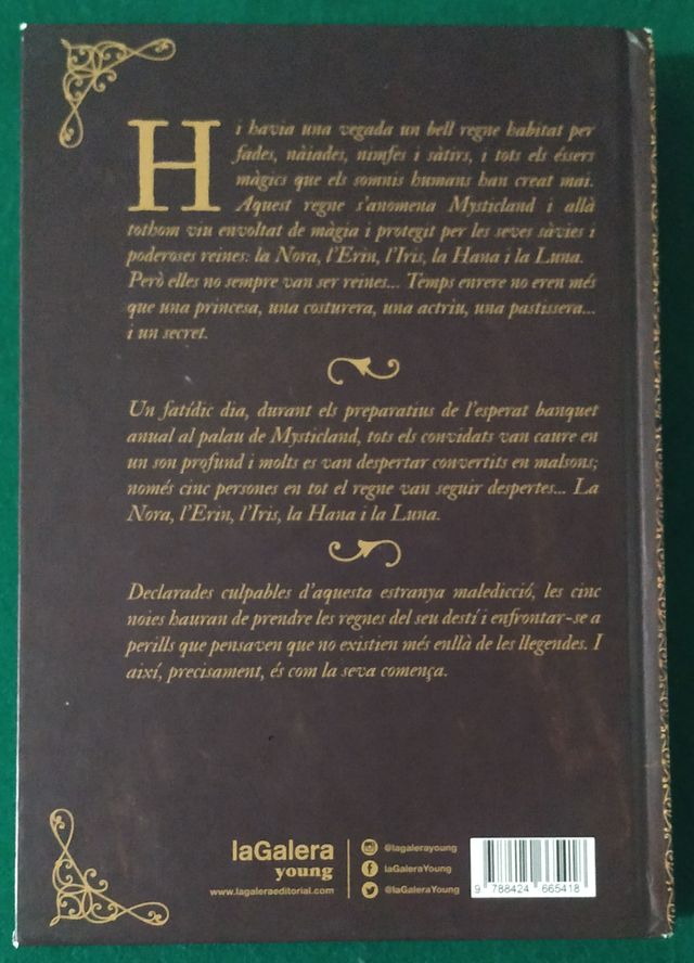 Llibre"Mysticland: La Llegenda De Les Cinc Reines"