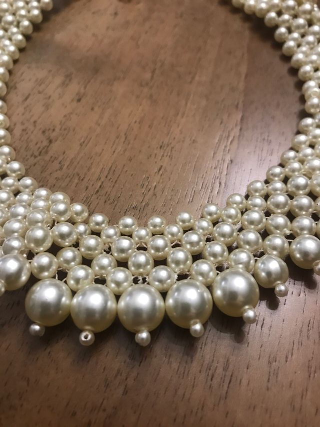 girocollo perle vintage