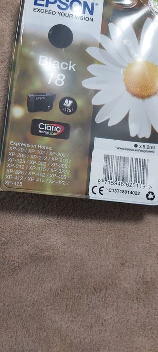 Tinta Epson negra 18
