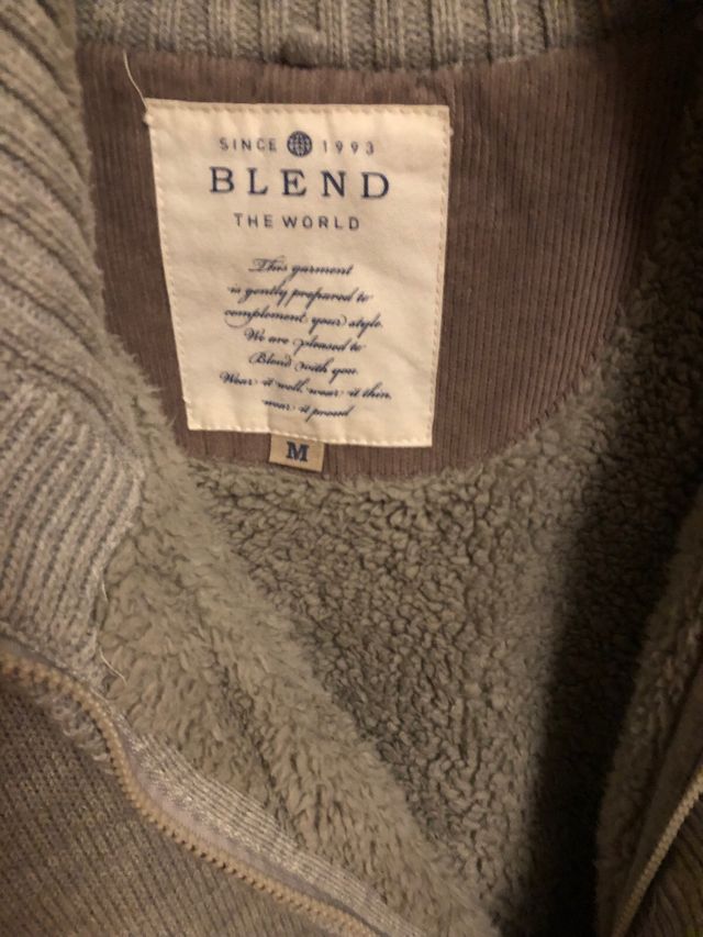 giubbotto in lana interno finta pelliccia