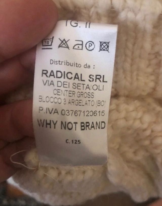 maglione uomo pull pesante why not xxl