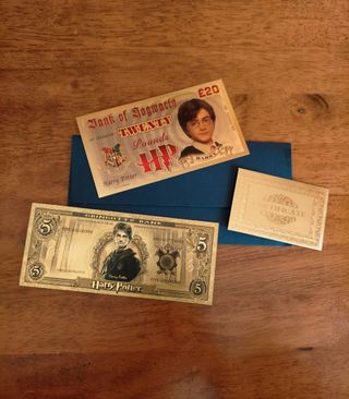 Billetes dorados Harry Potter