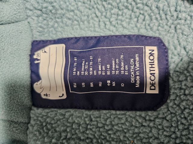 Traje de NIEVE niño