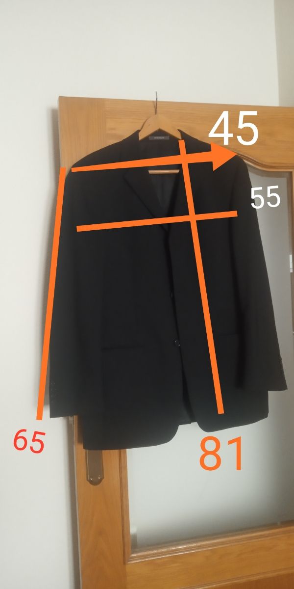 Traje negro caballero L 32