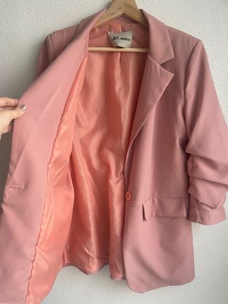 Blazer americana rosa
