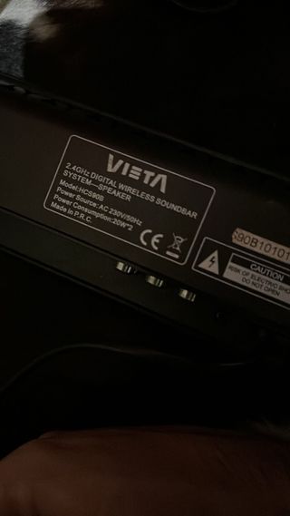 Barra de sonido Vieta