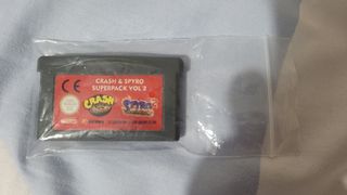 crash nitro kart y Spyro 2 game boy advance