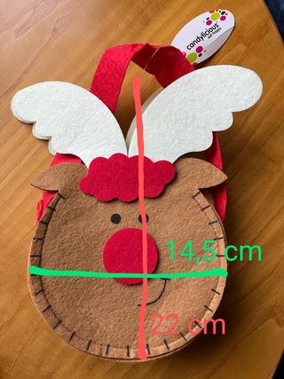 Sacchetto renna natale