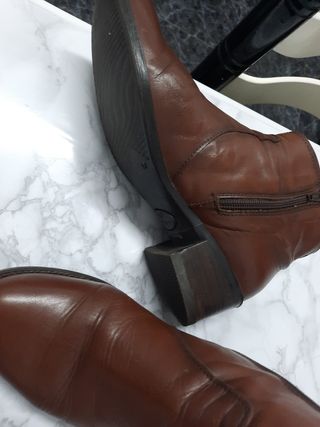 Botines  de piel 