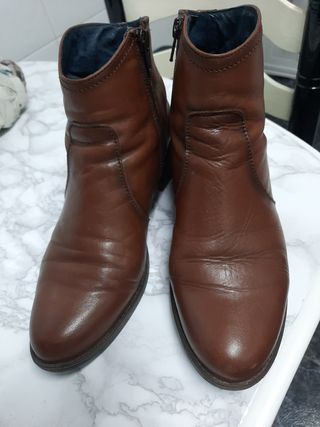 Botines  de piel 