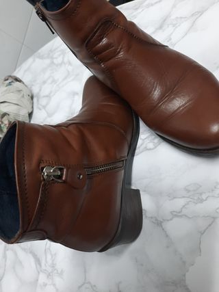 Botines  de piel 