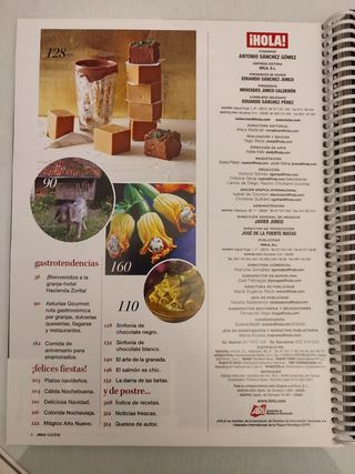 LIBRO COCINA REVISTA HOLA