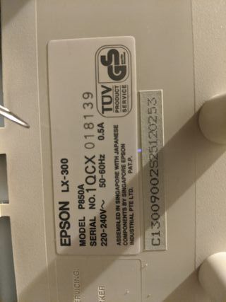 Epson LX - 300 impresora antigua