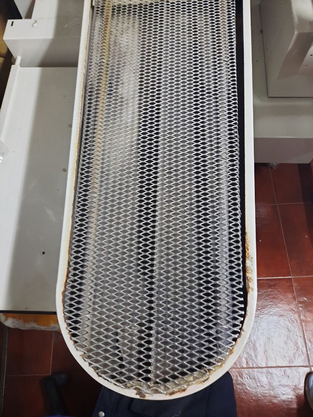 Mesa de planchado industrial