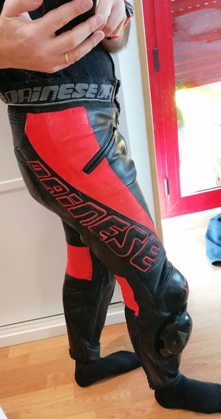 Mono piel Dainese hombre, chaqueta y pantalón 2 pz