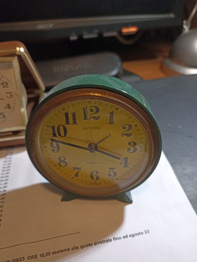 Orologi vintage da tavolo