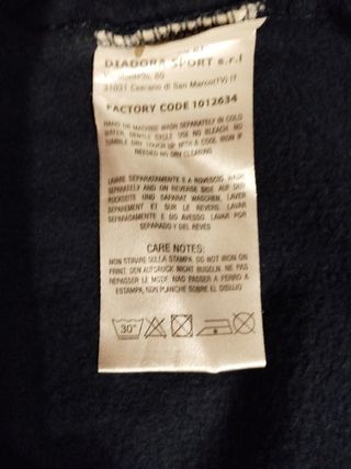 Giacchetta Diadora uomo/ragazzo 
