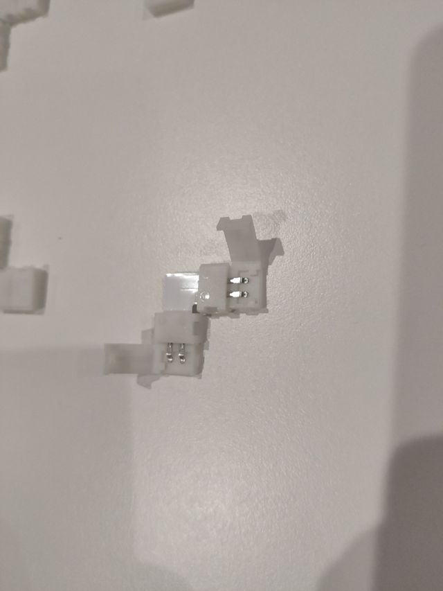 Conector esquina LED