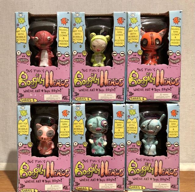 BOOGILY HEADS.Muñecos Tétricos