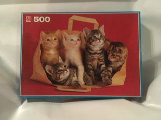 Puzzle da 500 pezzi con gattini 35x49 cm JUMBO