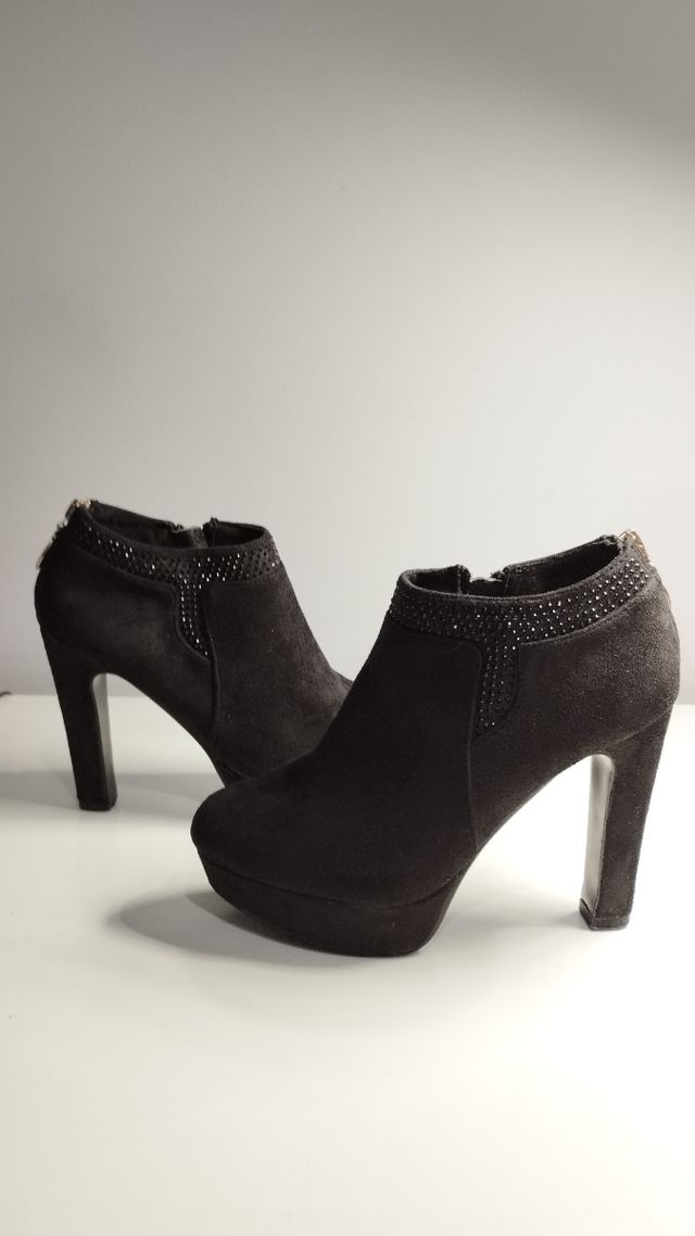 Botines Tacón Negros