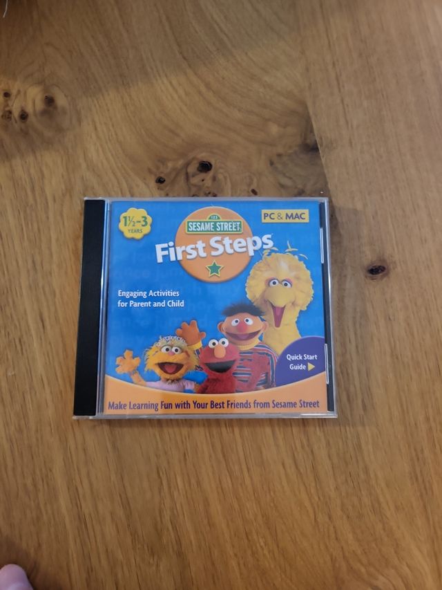 CD Sesame Street para niños de 1-3 años en ingles
