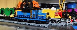 Trenes y vias estilo LEGO