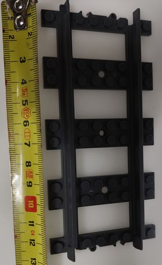 Trenes y vias estilo LEGO