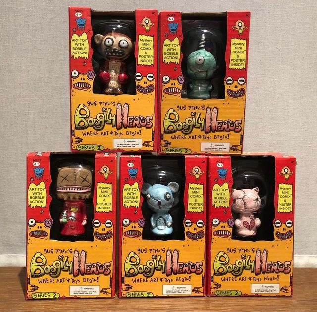 Boogily Heads.Muñecos tetricos