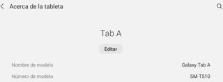 Tablet Samsung
