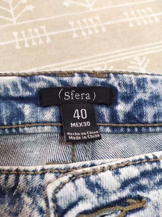 Falda vaquera de "Sfera" talla 40