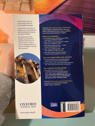 Dizionario OXFORD inglese