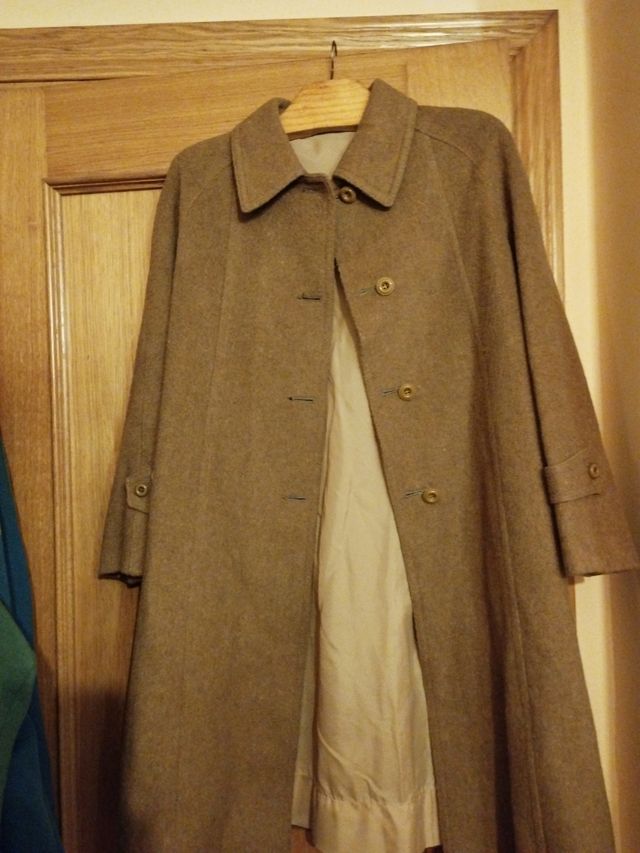 Abrigo de paño talla 10