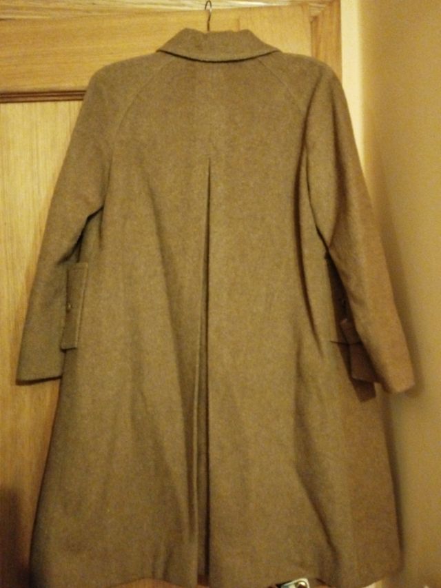 Abrigo de paño talla 10