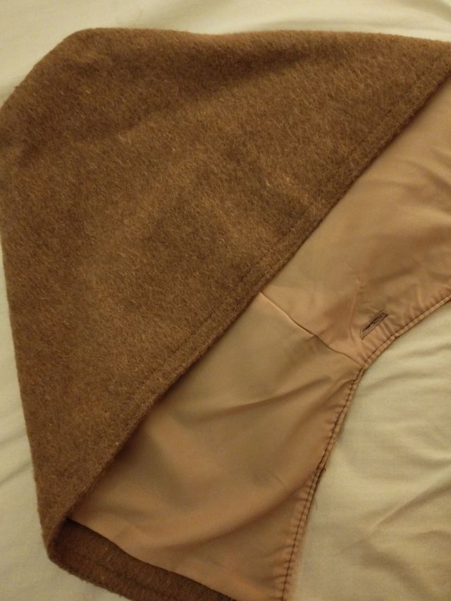 Abrigo de paño talla 10