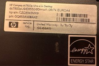 PC sobremesa HP completo