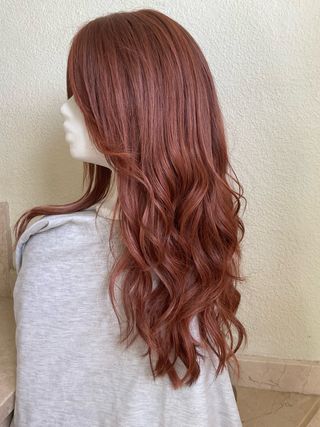 Peluca pelo natural. Gisela Mayer. Apta oncologica